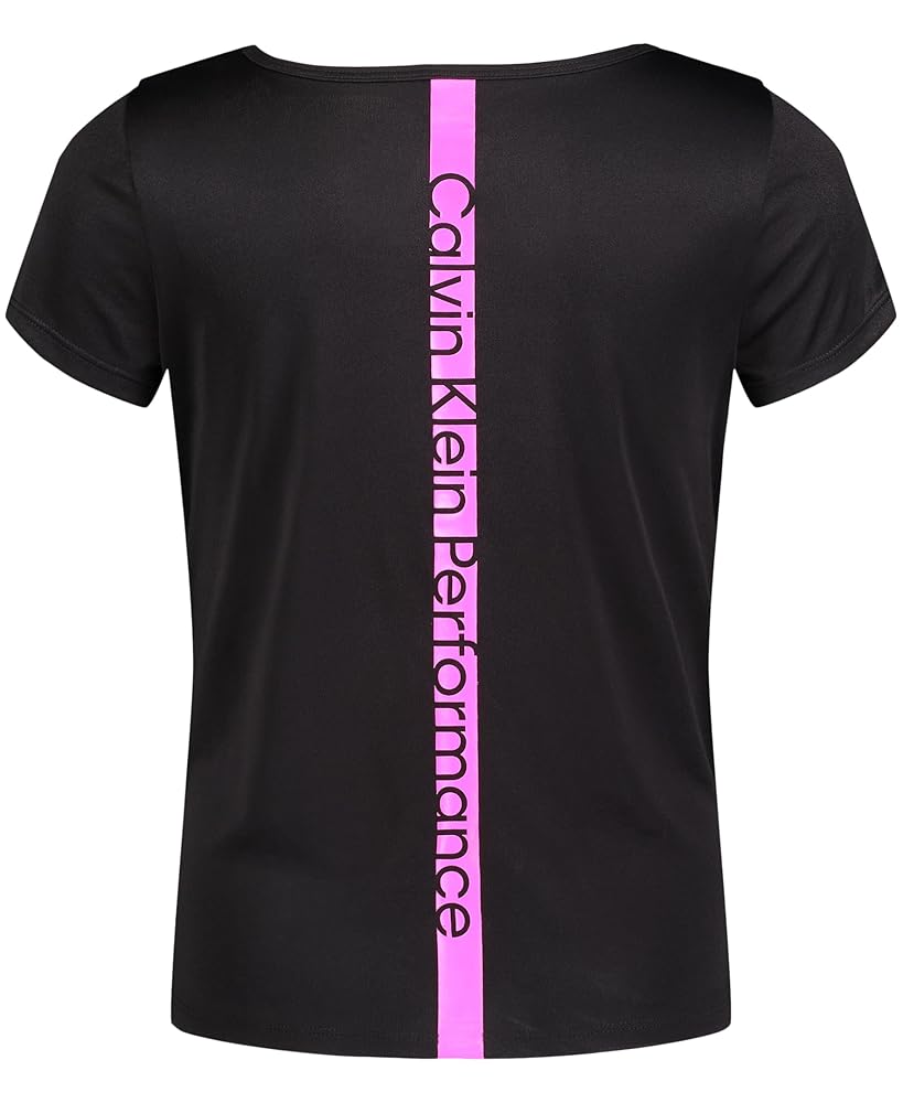 Tシャツ・カットソー   Women's Liquid CK Crop Short Sleeve T-Shirt 47A Tシャツ・カットソー Women's Liquid CK Crop Short Sleeve T